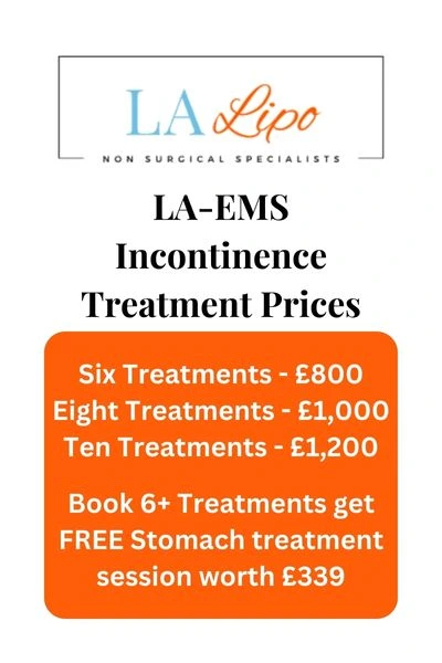 LA-EMS Incontinence Treatment Prices Barking