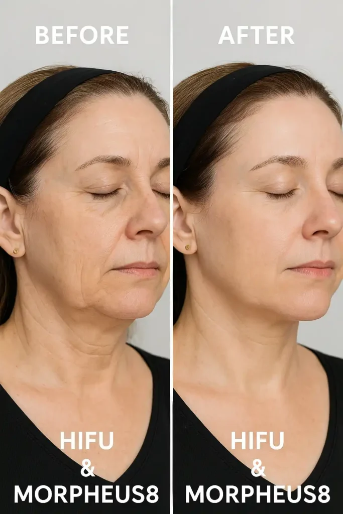 HIFU & Morpheus8 treatment results Barking - book in today!