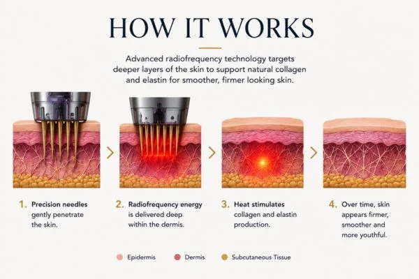 Diagram of how Collagen Lift Therapy Barking works