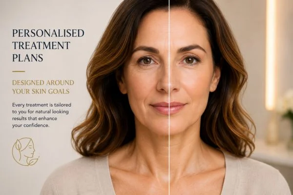 Before and after results of Collagen Lift Therapy Barking