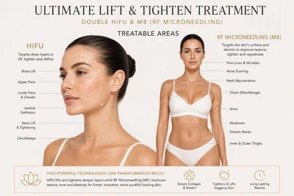 Areas of the body that can be treated - ultimate skin tighten treatment Barking