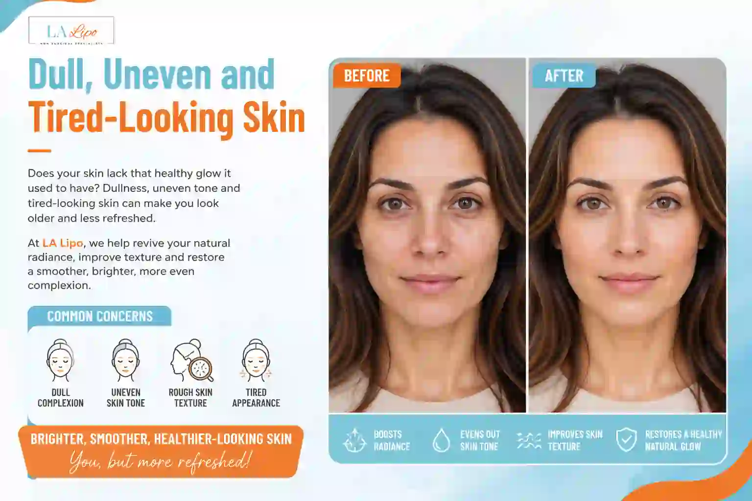 Sign #5: Dull, Uneven and Tired-Looking Skin Barking